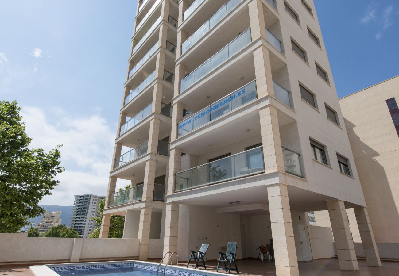 Los apartamentos tienen acceso a la piscina privada y la terraza. Hay algunas hamacas para descansar en el sol.