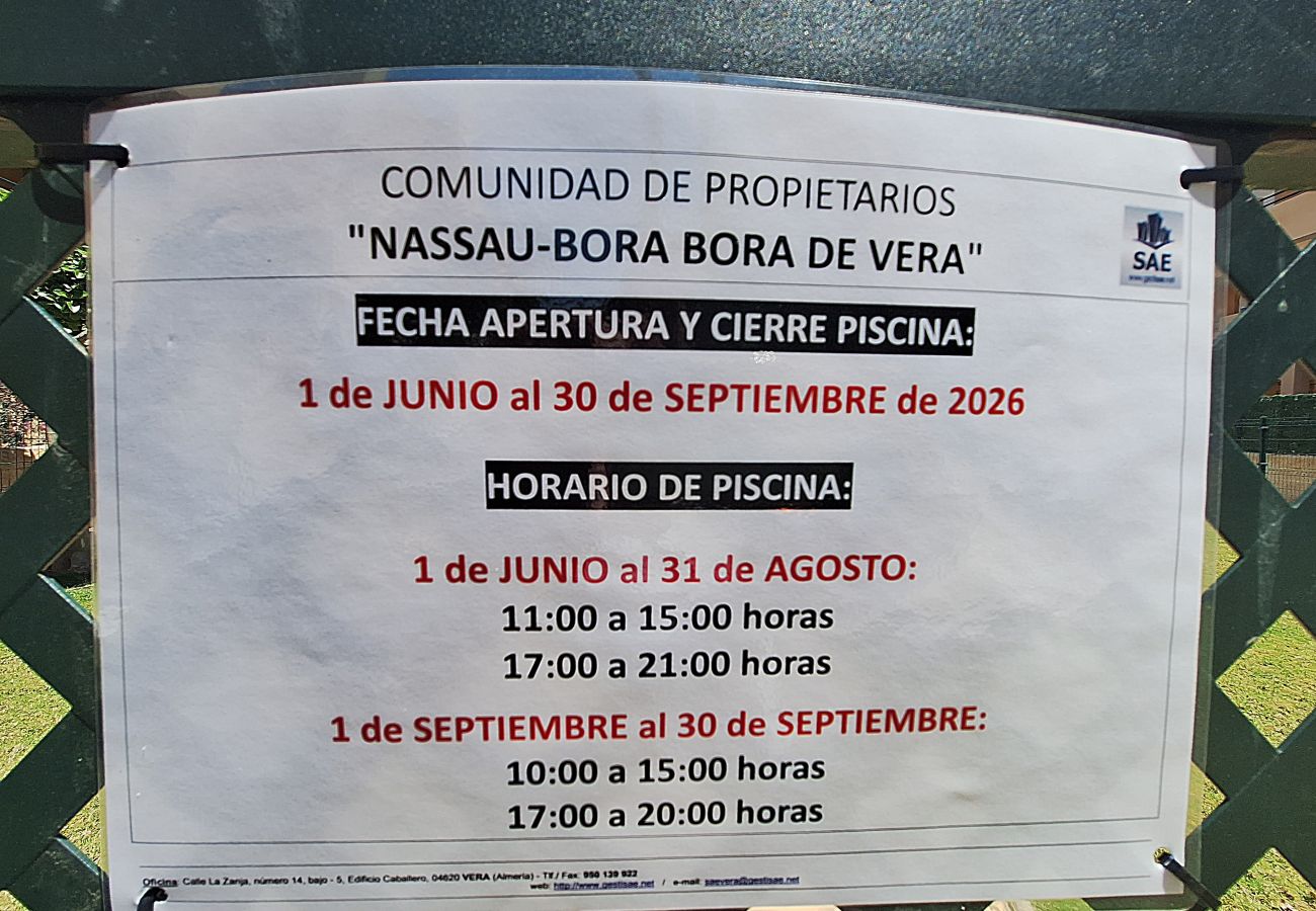 Apartamento en Vera playa - Paraíso de Vera Nassau