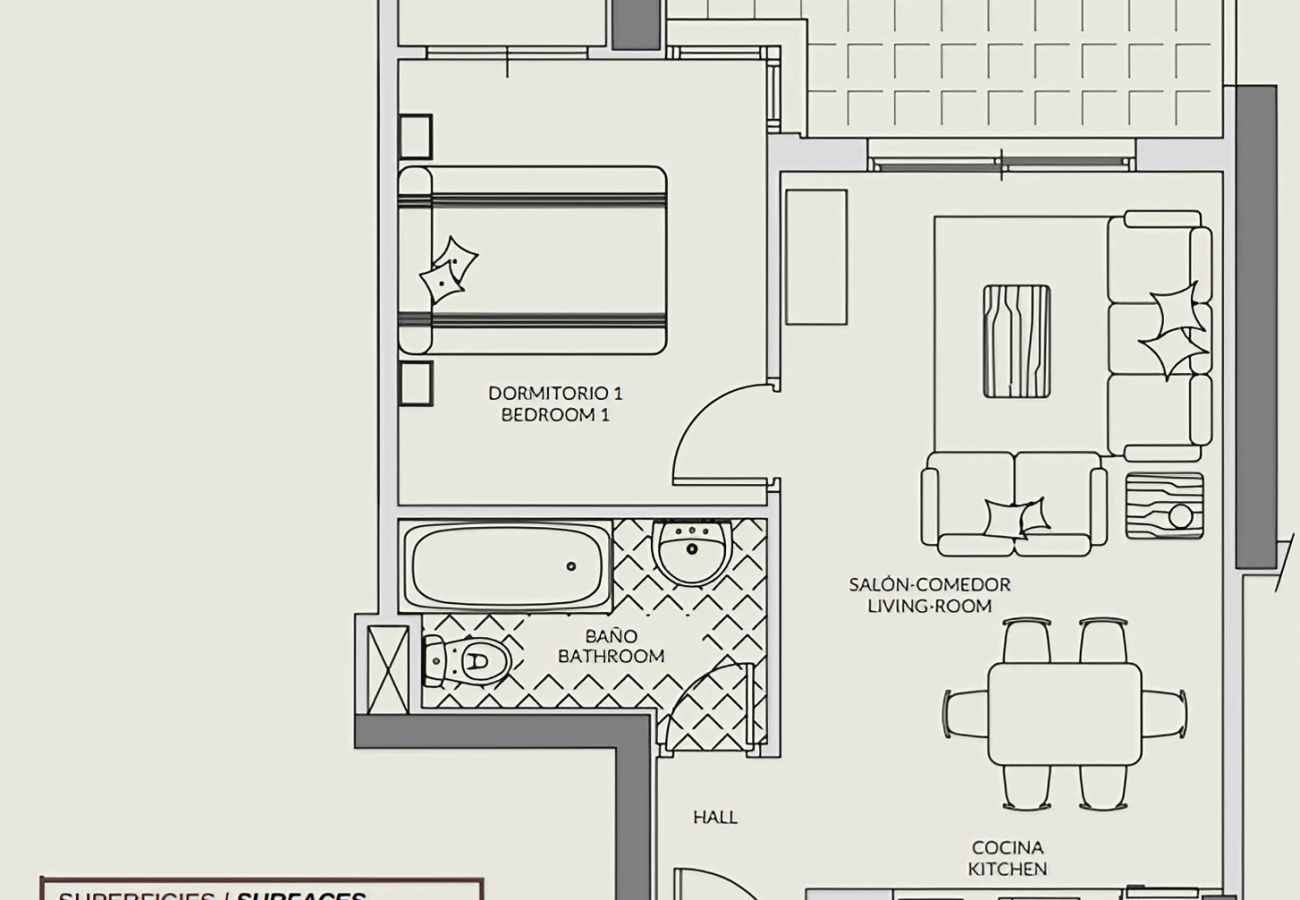Apartamento en Calpe - Alq 288 Esmeralda Suites