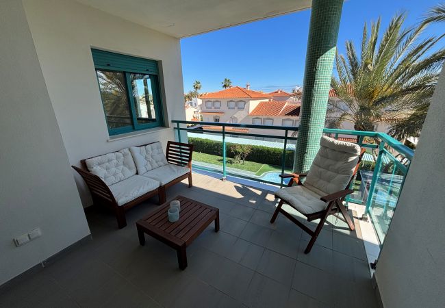 Terraza exterior amueblada en Denia