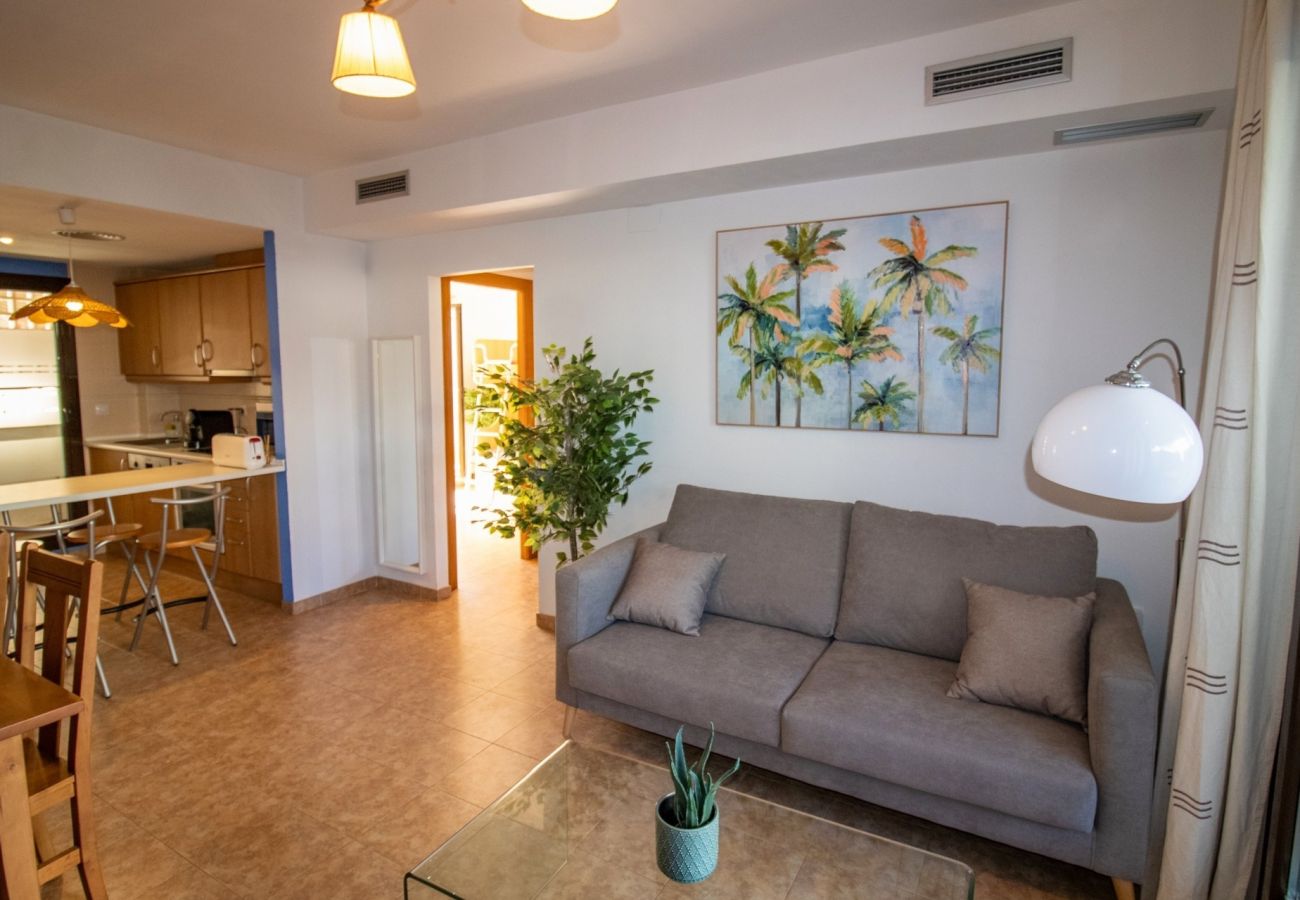 Apartamento en Alcoceber / Alcossebre - Bajo con terraza y piscina PLAYA CARGADOR
