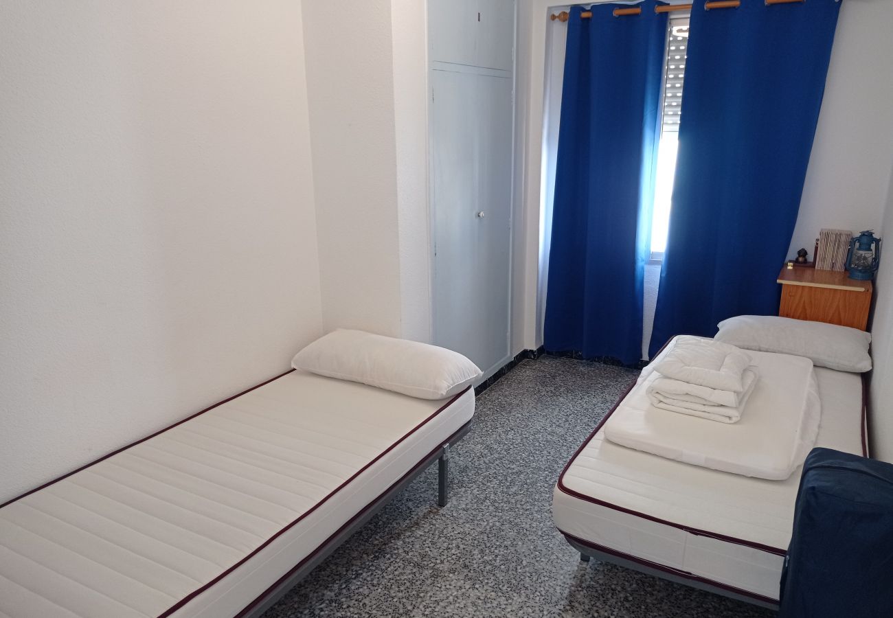 Apartamento en Playa de Gandía - 1.Mar Blau esc.I 3º pta 6