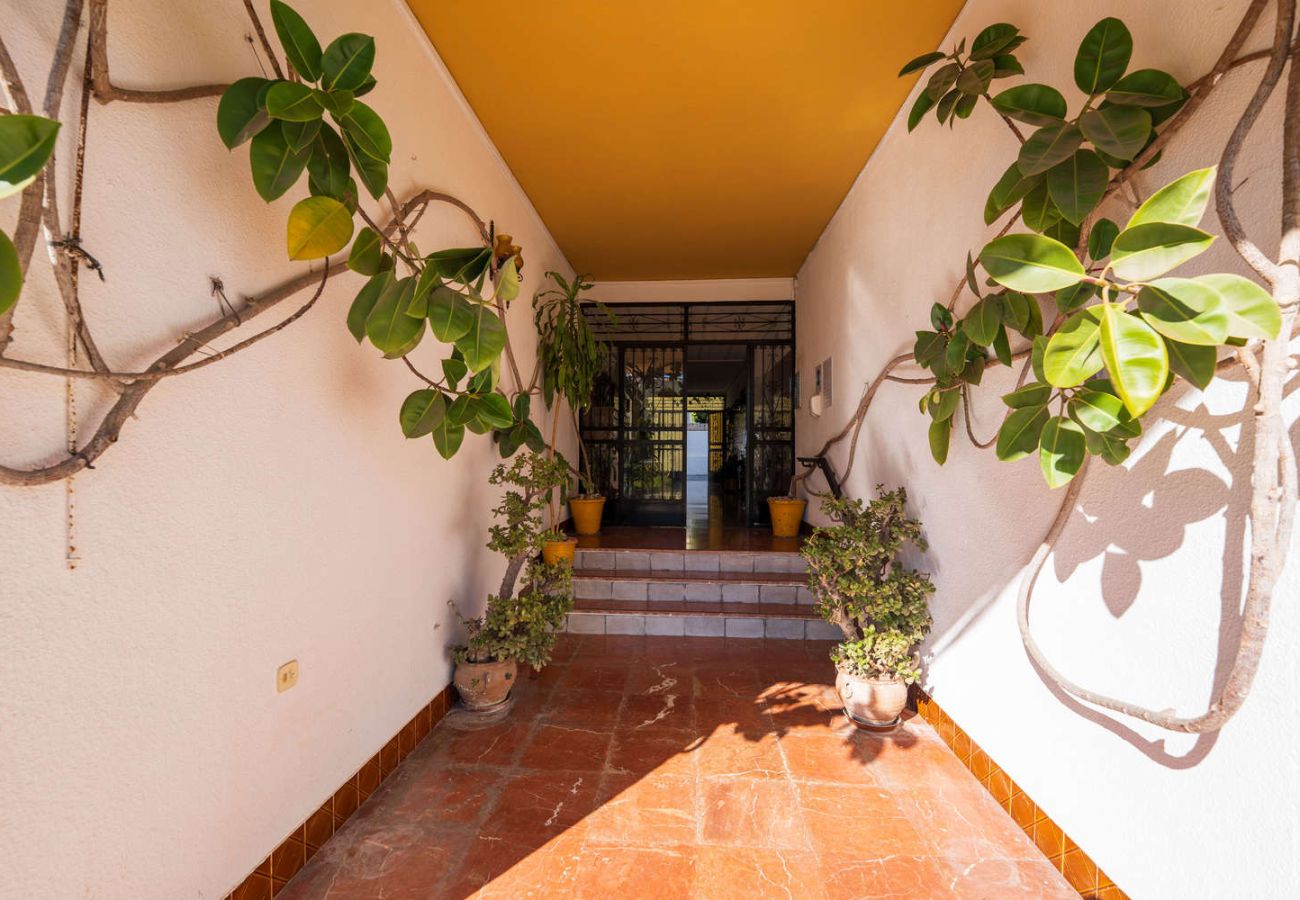 Entrada del alojamiento