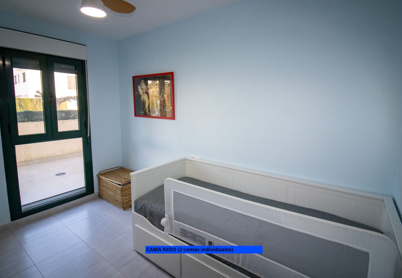 Apartamento en Alcoceber / Alcossebre - Bajo frente a la piscina - Playa Cargador