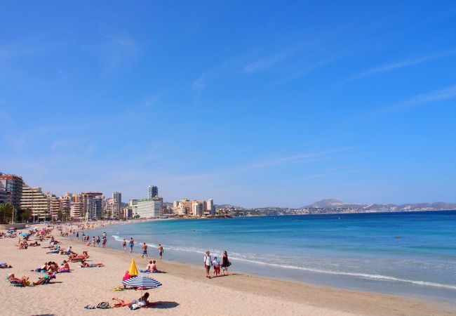 Calpe has a beautiful sandy beach with plenty of restaurants and shops nearby.