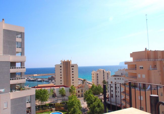 The apartments have excellent views of the sea and the town.