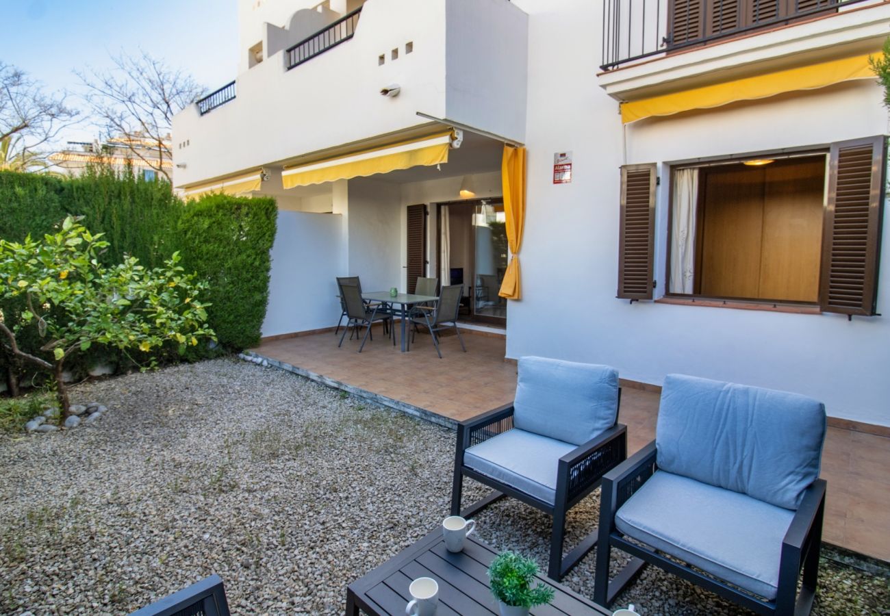 Apartment in Alcocebre / Alcossebre - Bajo con terraza y piscina PLAYA CARGADOR