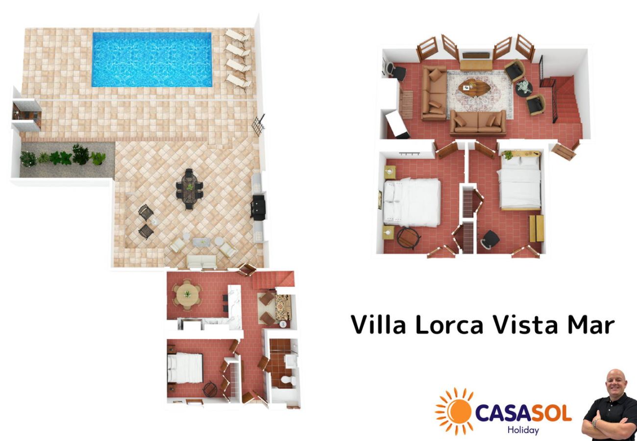 Terraced House in Nerja - Villa Lorca Vista Mar by Casasol