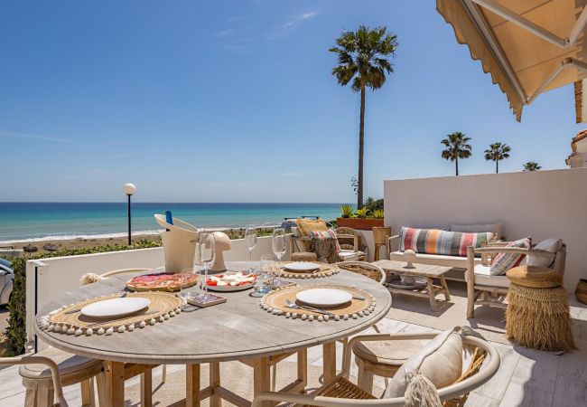  in Manilva - 3128 Beachfront townhouse in Aldea Beach