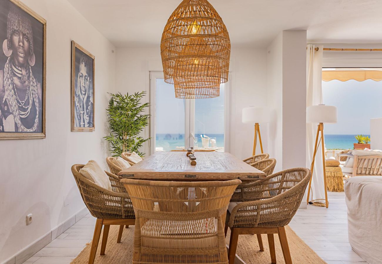 Terraced House in Manilva - 3128 Beachfront townhouse in Aldea Beach