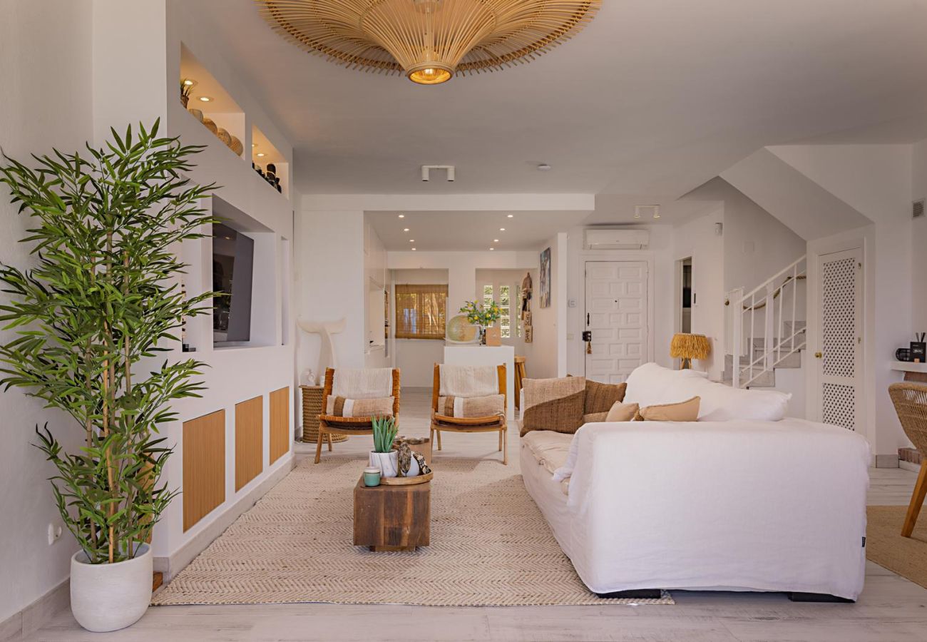 Terraced House in Manilva - 3128 Beachfront townhouse in Aldea Beach