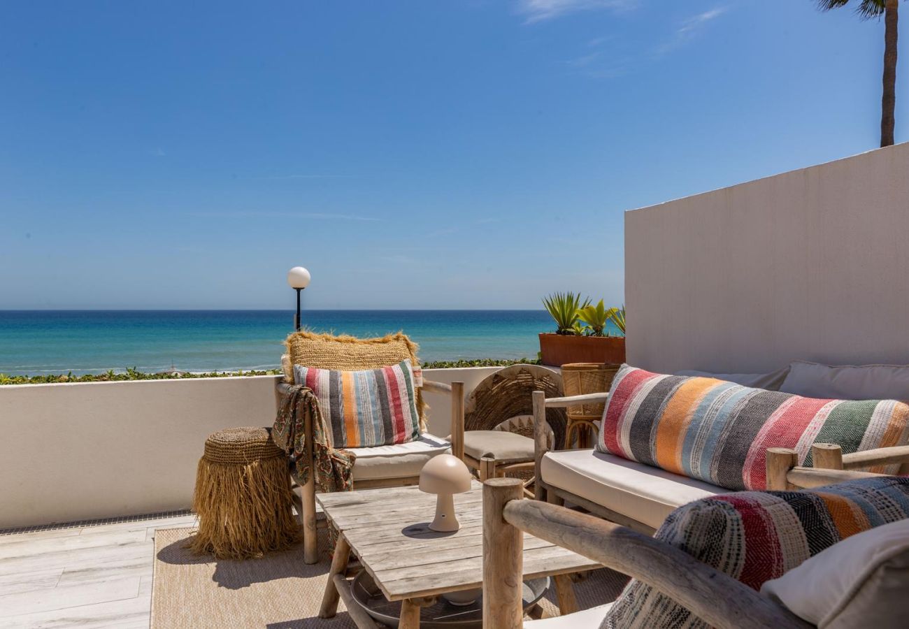 Terraced House in Manilva - 3128 Beachfront townhouse in Aldea Beach