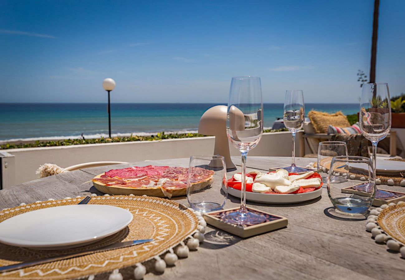 Terraced House in Manilva - 3128 Beachfront townhouse in Aldea Beach