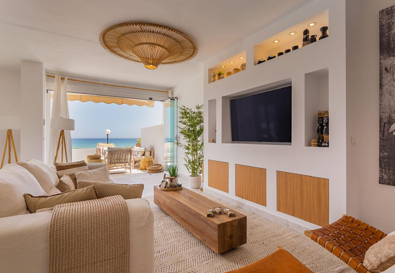 Terraced House in Manilva - 3128 Beachfront townhouse in Aldea Beach