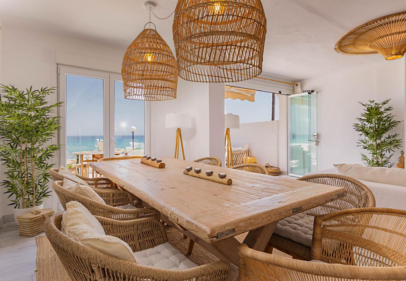 Terraced House in Manilva - 3128 Beachfront townhouse in Aldea Beach