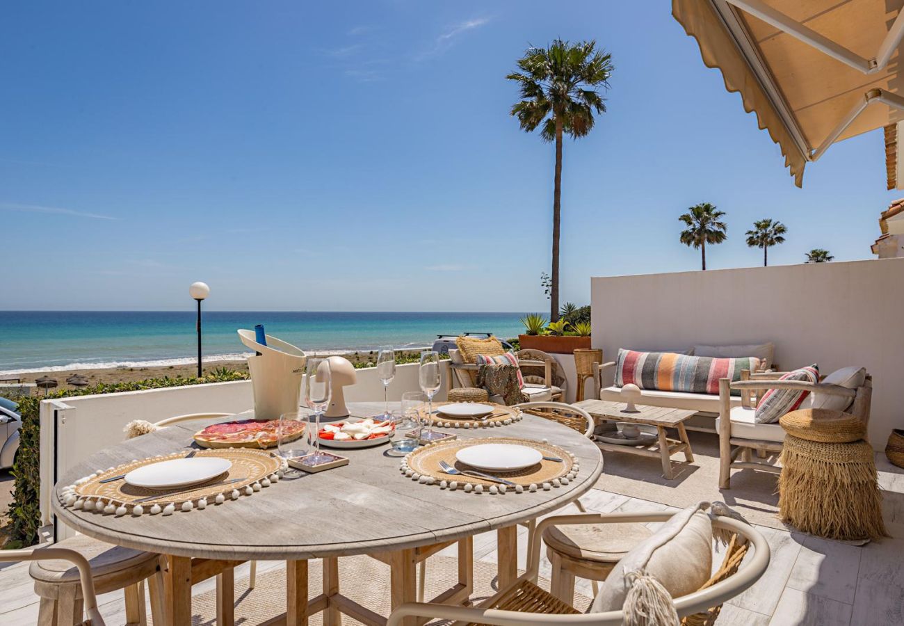 Terraced House in Manilva - 3128 Beachfront townhouse in Aldea Beach