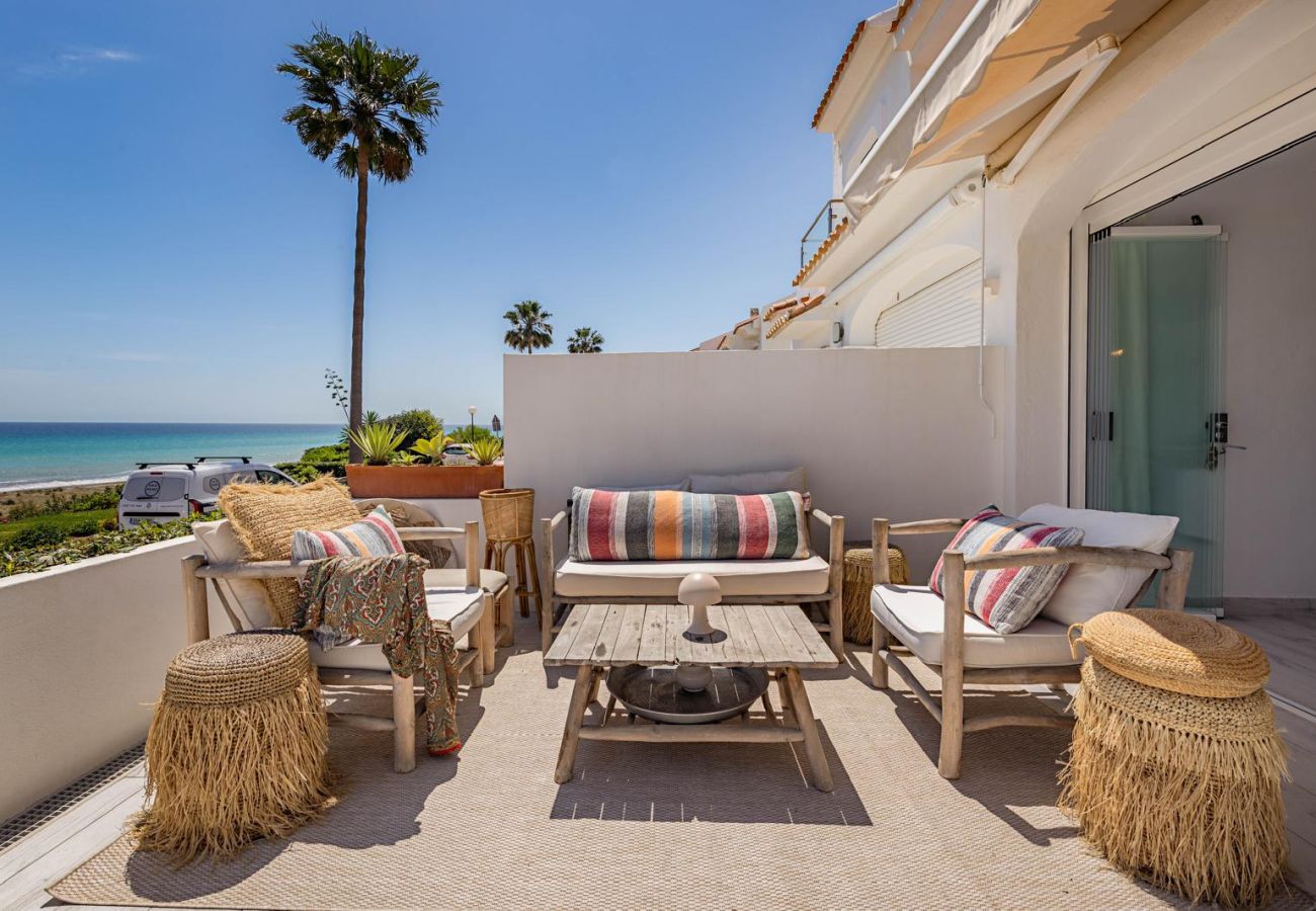 Terraced House in Manilva - 3128 Beachfront townhouse in Aldea Beach